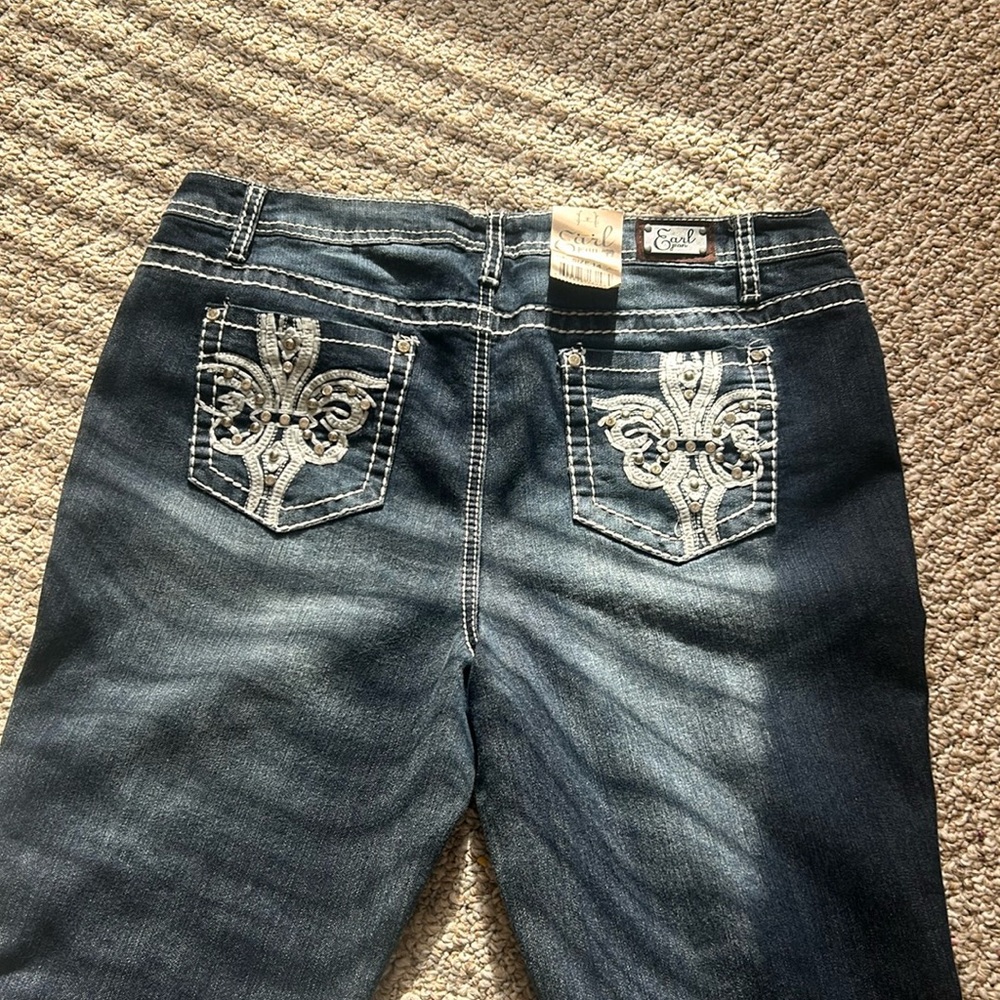 Size 14 Earl Jean Low Rise Bling